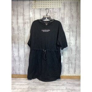Goth y2k indie normcore gorpcore fisherman Calvin Klein Women T-Shirt Dress XL
